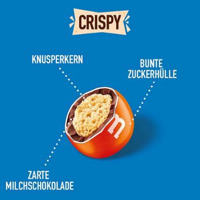 M&MS Crispy Schokolinsen mit Knusperkern, 850g ab 7,65€ (statt 11€)