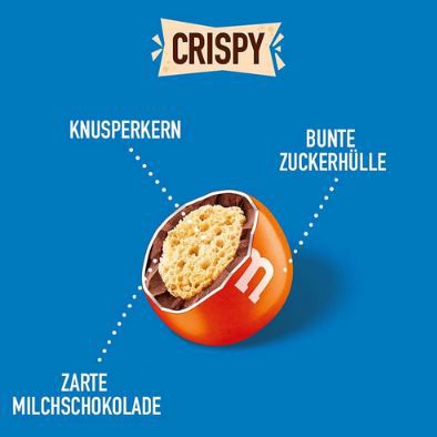 M&MS Crispy Schokolinsen mit Knusperkern, 850g ab 8€ (statt 11€)