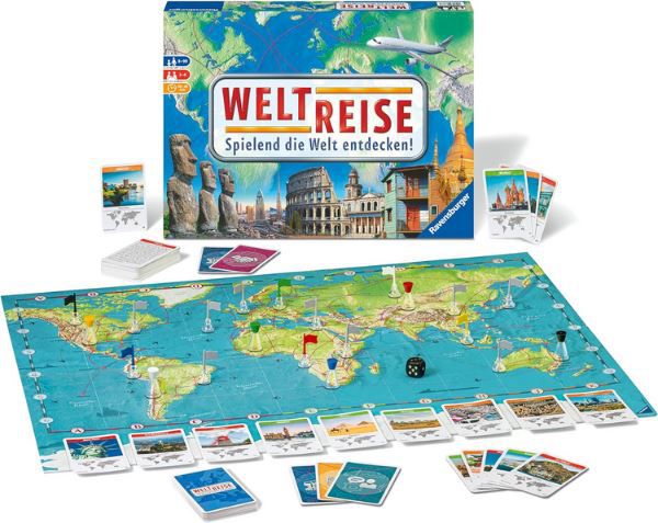 Ravensburger 26888 Weltreise   Familienspiel für 29,39€ (statt 35€)