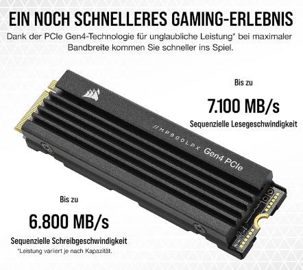 Corsair MP600 PRO LPX M.2 PCIe x4 NVMe SSD mit 2TB für 141,99€ (statt 162€)