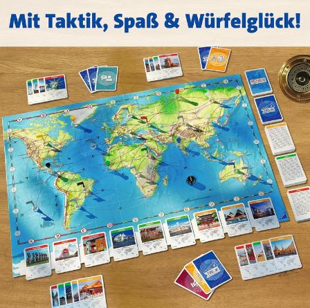 Ravensburger 26888 Weltreise   Familienspiel für 25,99€ (statt 34€)