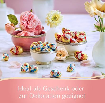 5er Pack Lindt Alpenvollmilch Mini Eier, Blumen Edition, je 180g für 20,13€ (statt 26€)