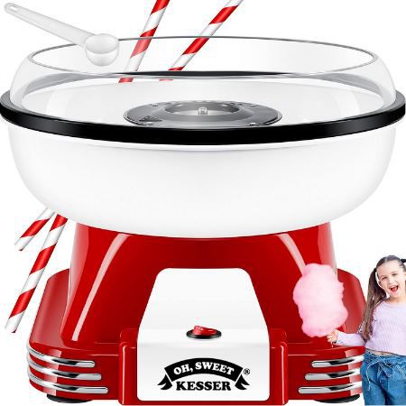 Kesser Zuckerwattemaschinen Set mit 30x Zuckerwatte Stäbchen für 29,80€ (statt 35€)