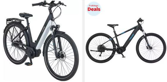 TOP! 15% auf Fahrräder & E Bikes   z.B. Prophete PowerEdition 1.654€ (statt 1.867€)
