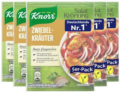15er Pack Knorr Salatkrönung Zwiebel Kräuter, 15 x 5er Pack ab 17,88€ (statt 22€)