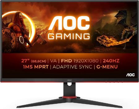 AOC 27G2ZNE 27 Full HD Gaming Monitor mit 240 Hz, 1ms für 189€ (statt 229€)