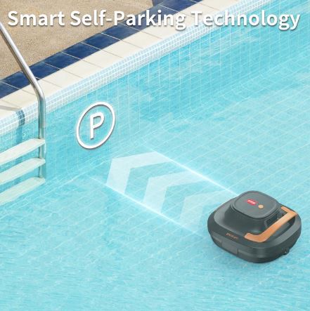 CoasTeering Kabelloser Poolroboter für Pools bis 120m² für 179,99€ (statt 300€)