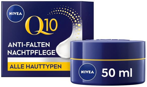 2x NIVEA Q10 Anti Falten Power Nachtpflege, 50ml ab 17,41€ (statt 26€)