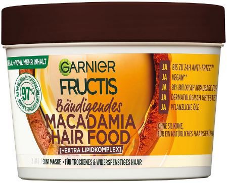 Garnier Macadamia 3 in 1 Haarmaske, 400ml ab 3,11€ (statt 6€)