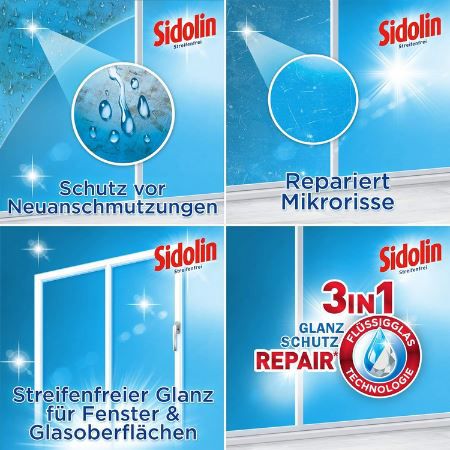 Sidolin Zitrus Glasreiniger, 500ml ab 1,35€ (statt 2€)