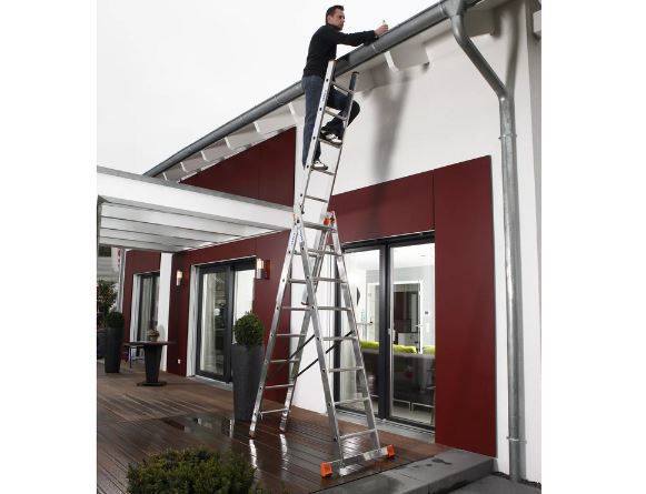 Krause Tribilo Vielzweckleiter mit Treppenfunktion, 3 x 8 Sprossen ab 229,99€ (statt 270€)