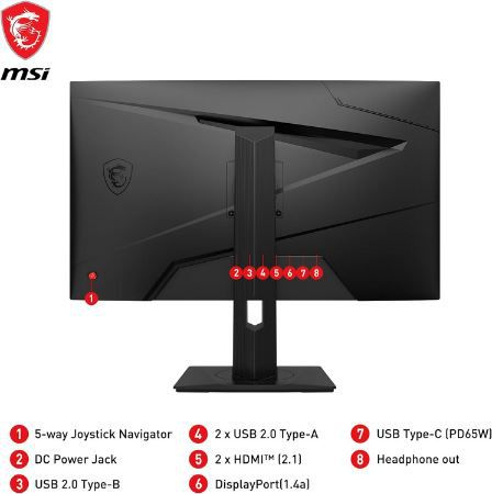 MSI Mag 274UPFDE 27 Zoll 4K Gaming Monitor, 144Hz für 416€ (statt 582€)