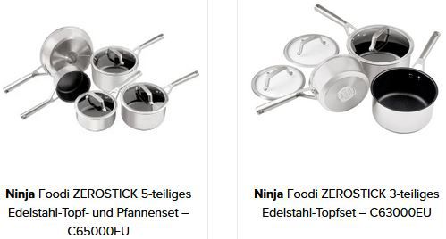 Ninja Kitchen: 20€ Rabatt auf alle Töpfe & Pfannen   z.B. 28cm Pfanne für 35€ (statt 46€)