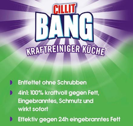 Cillit Bang Kraftreiniger   Universal Fettlöser, 750ml ab 2,15€ (statt 3€)