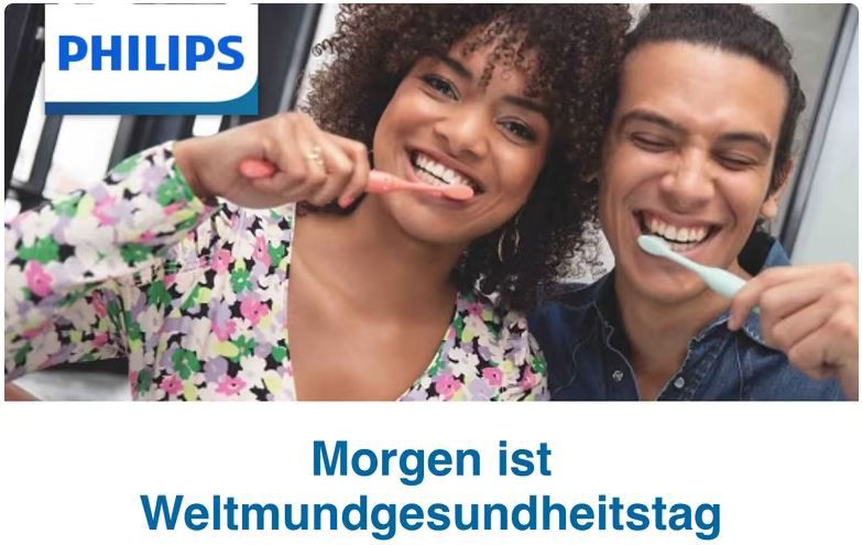 Philips: 20% Rabatt auf alle Sonicare Premium Bürstenköpfe