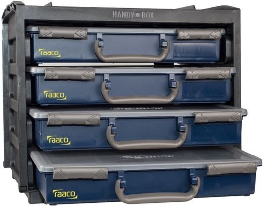 Raaco Handy Box   Transbortbox mit Assorter für 63,23€ (statt 87€)