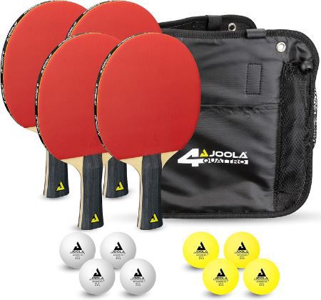 JOOLA Family Tischtennis Set mit 4 Schlägern für 17,79€ (statt 22€)