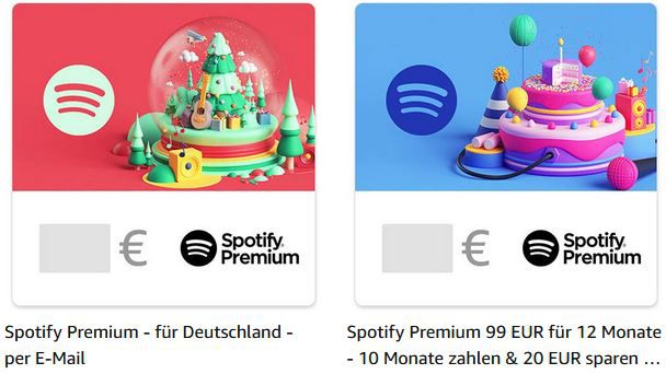 Amazon: 60€ Spotify Gutschein kaufen & 10€ Amazon Guthaben bekommen