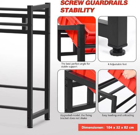 MEYOCEYO Getränkekistenregal für 6 Kisten, bis 150kg für 41,99€ (statt 70€)