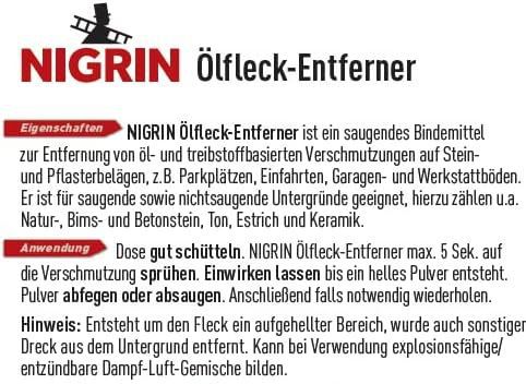 Nigrin Ölfleck Entferner, 500 ml für 8,99€ (statt 12€)