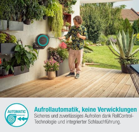 Gardena Wand Schlauchbox RollUp M, 20m für 110€ (statt 124€)