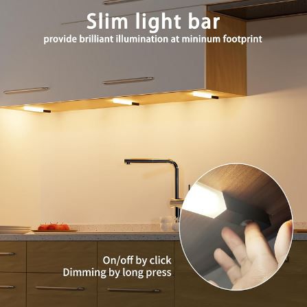 Dilumen LED Schrankbeleuchtung Set mit 3 Stäben, Dimmbar für 9,89€ (statt 22€)