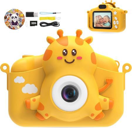 Tiatua Kinderkamera mit 2.0 Display, Full HD & 32GB SD Karte für 19,99€ (statt 40€)