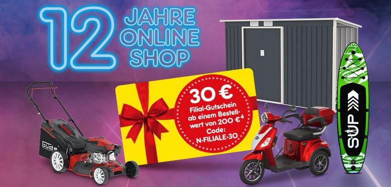 Netto Online: 30€ Filialgutschein ab 200€ Bestellwert geschenkt