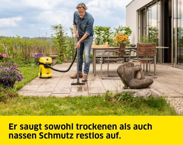 Kärcher WD 3 18 Akku Nass /Trockensauger inkl. Zubehör für 69€ (statt 80€)