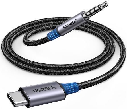 UGREEN USB C auf 3.5mm Klinke Adapterkabel, 1m für 6,99€ (statt 16€)