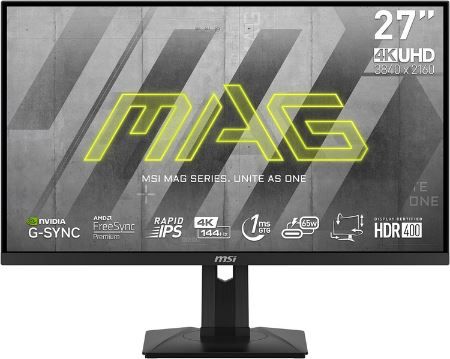 MSI Mag 274UPFDE 27 Zoll 4K Gaming Monitor, 144Hz für 416€ (statt 582€)