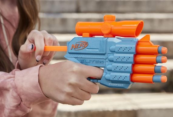 NERF Elite 2.0 Prospect QS 4 Blaster für 5,59€ (statt 10€)