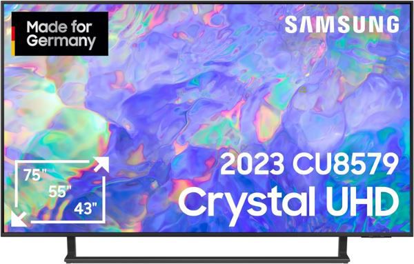 Samsung CU8579 Crystal 4K UHD 50 Smart TV für 429€ (statt 468€)