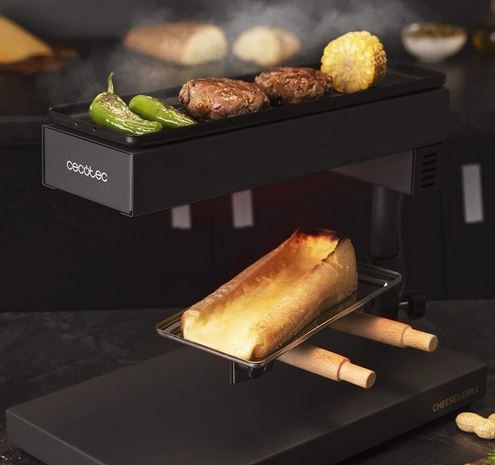 Cecotec Raclette Cheese&Grill 6000 Black mit 600W für 33,90€ (statt 46€)