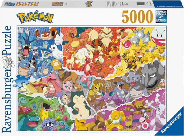 Ravensburger 16845 Pokémon Allstars Puzzle, 5.000 Teile für 40€ (statt 53€)