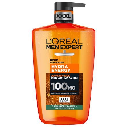 L’Oréal Men Expert XXXL Hydra Energy Duschgel, 1 Liter ab 5,28€ (statt 7€)