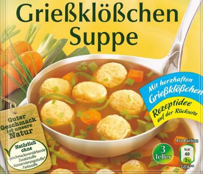 16er Pack Knorr Suppenliebe Griesklößchen Suppe, 16 x 3 Teller ab 13,31€ (statt 16€)