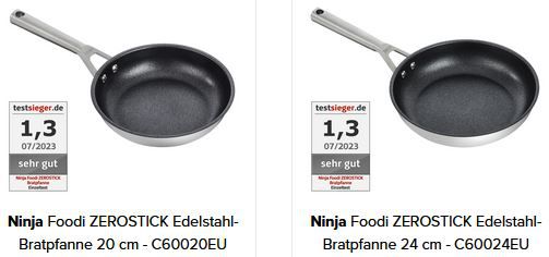 Ninja Kitchen: 20€ Rabatt auf alle Töpfe & Pfannen   z.B. 28cm Pfanne für 35€ (statt 46€)