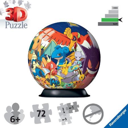 Ravensburger 11785 Pokémon 3D Puzzle Ball für 9,49€ (statt 15€)