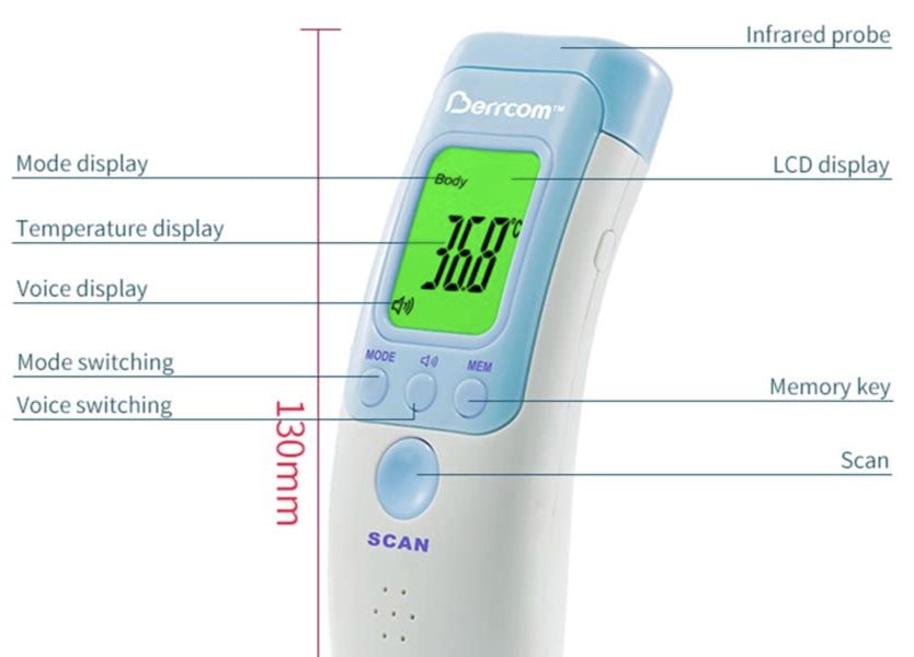 Berrcom digitales Fieberthermometer für 8,99€ (statt 18€)