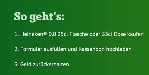 Heineken 0.0 kostenlos ausprobieren