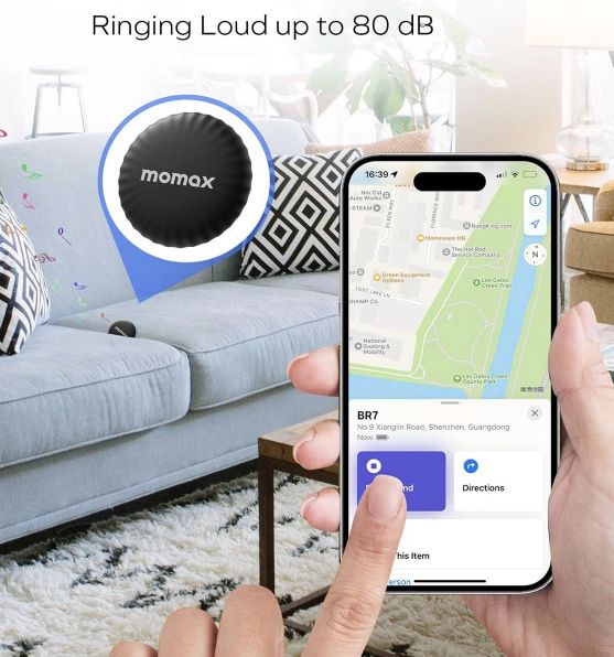 AirTag Alternative? MOMAX Key Finder für iOS für 12,49€ (statt 25€)