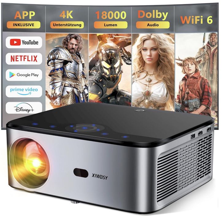 XIWBSY 1080p Beamer mit 550 ANSI Lumen für 149,99€ (statt 200€)