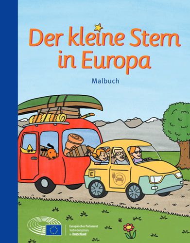 Malbuch   Der kleine Stern in Europa   kostenlos