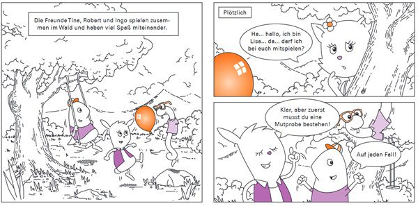 Ratiopharm: Kinder Lese und Malheft Die Mutprobe gratis Broschüren & Poster