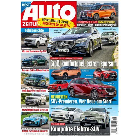 🚘 26 Ausgaben (Jahresabo) Auto Zeitung für 29,90€ (statt 100€)