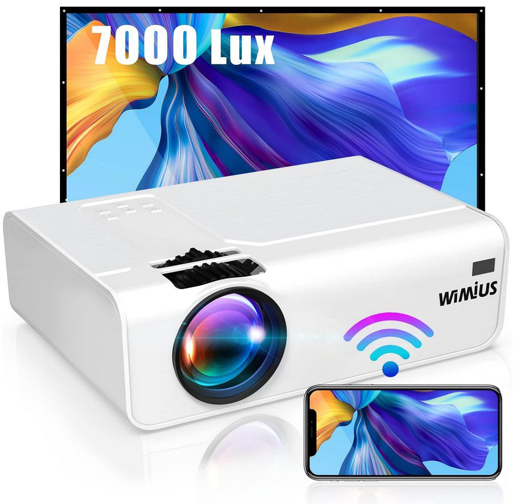 WiMiUS K2 Mini LED 720p Beamer mit 140 ANSI für 48,30€ (statt 69€)