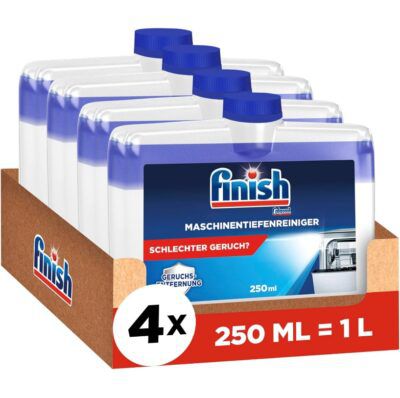 🫧 4x Finish Maschinentiefenreiniger gegen Kalk und Fett für 8,54€ (statt 11€)