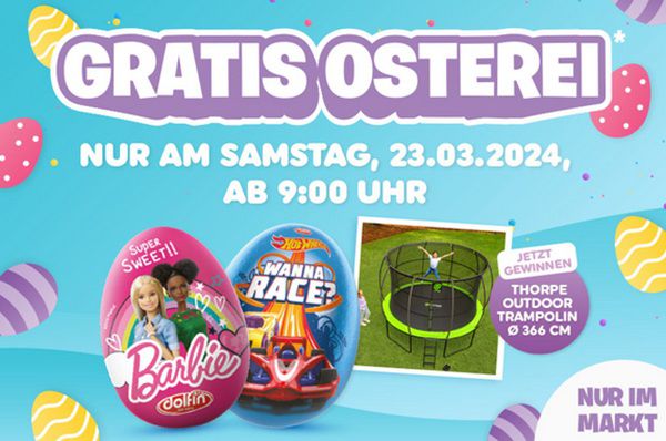 Gratis: Ostereier Suche bei Smyths Toys am 23.03.2024