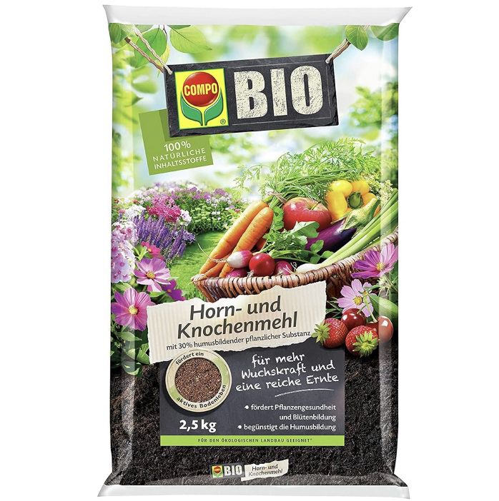 5kg COMPO BIO Horn  & Knochenmehl hochwertiger Naturdünger für 13,98€ (statt 18€)